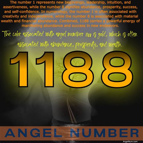 1188 Angel Number Meaning: Unlock The Secrets Of This。